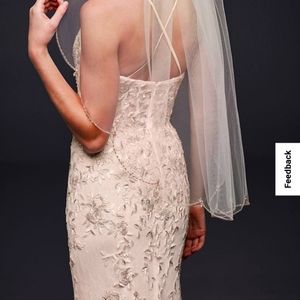 Veil davids bridal rose gold